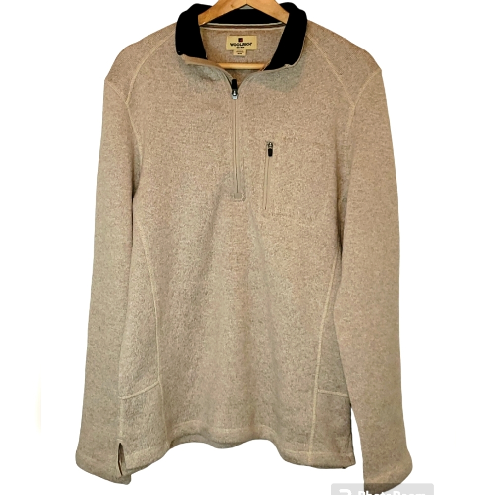 Woolrich Men's 1/4 Zip Up Sweater Size Medium